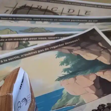 Le tresor de la buse-presentation-kit Enigmes et bateau du trésor de la buse