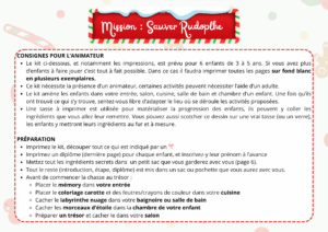 Guide animateur : Mission Sauvez Rudolphe