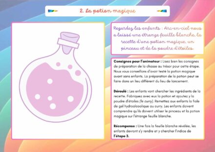 La corne d'Arc-en-ciel : Chasse au trésor licorne à imprimer (3-5 ans) 🌈