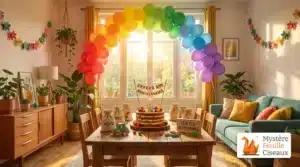 Décoration festive et colorée pour un anniversaire 6 ans réussi