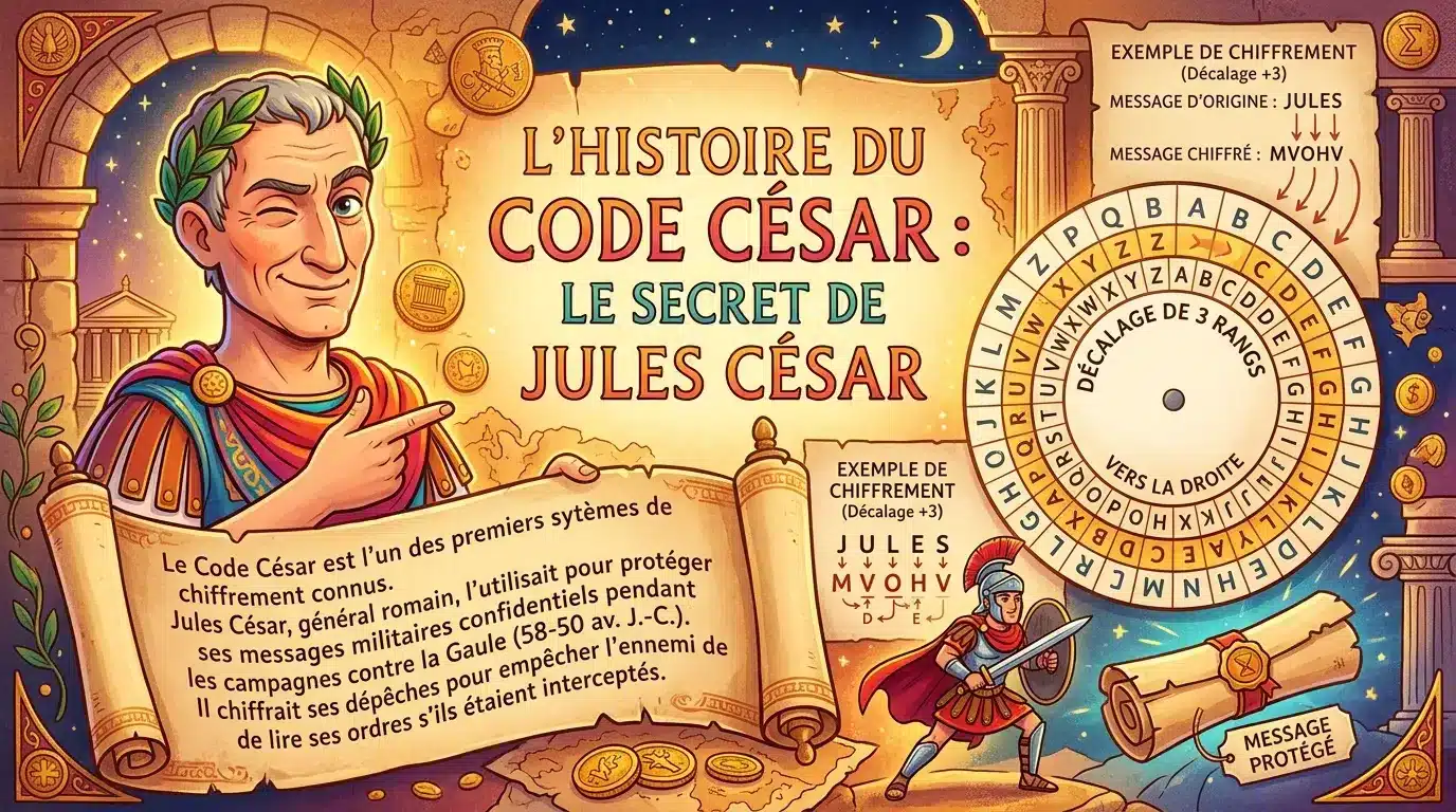 Gabarit Roue de Décryptage Code César