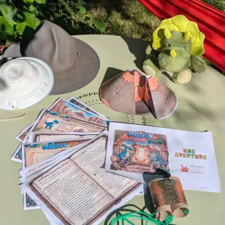 Mission Volcano Dino : Escape game dinosaure (6-8 ans) 🦕