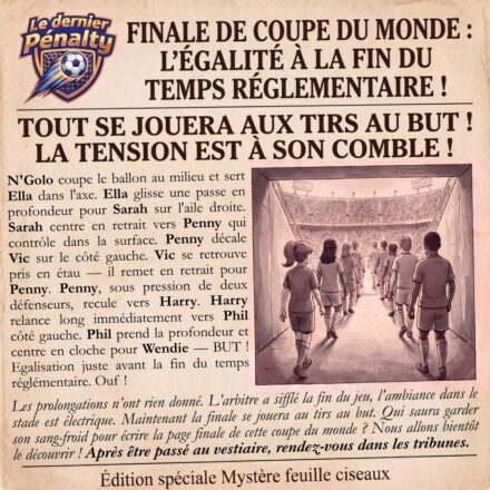 Le dernier Penalty : Chasse au trésor football (6-11 ans) ⚽