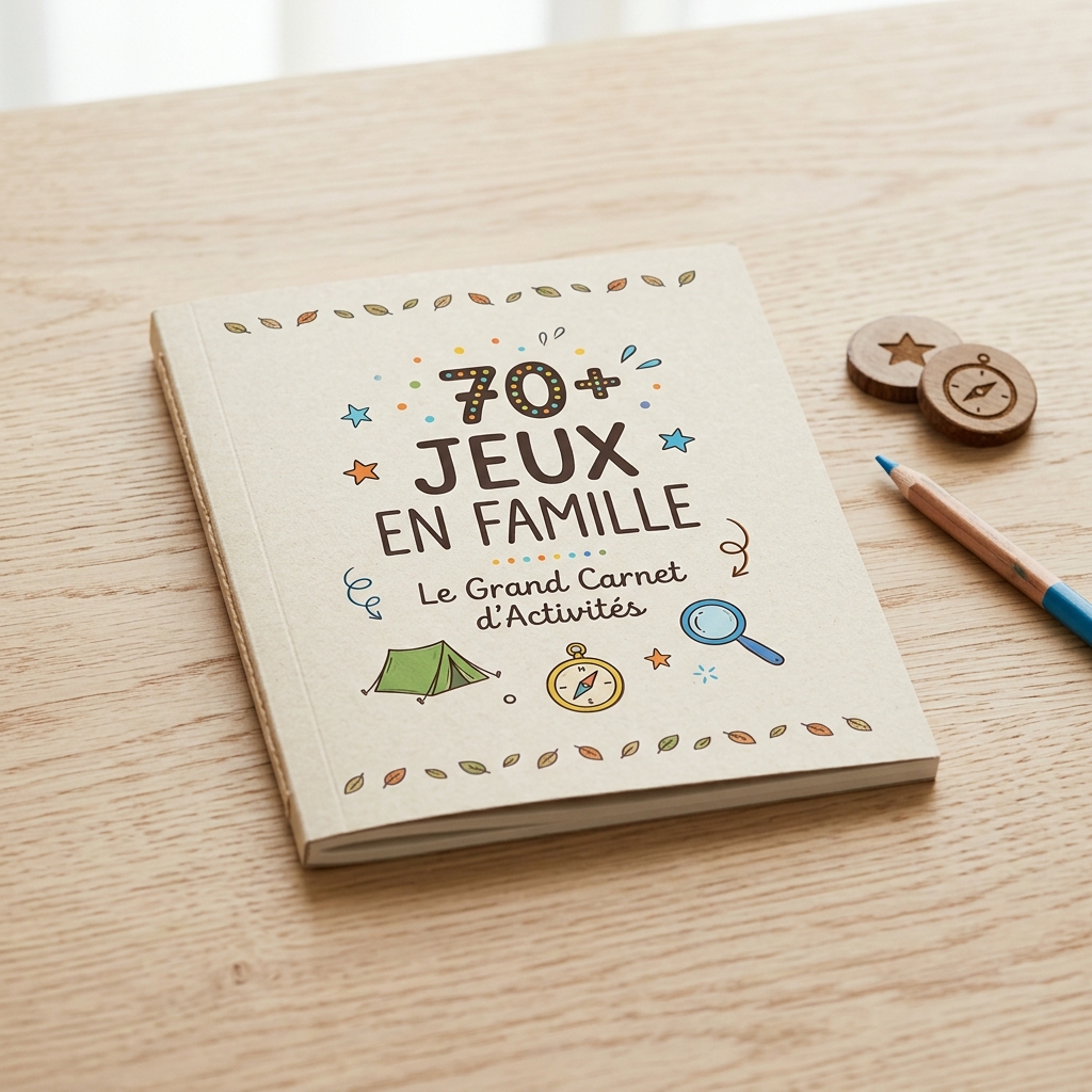 Le Grand Carnet de 70+ Jeux en Famille - Livret d'activités à télécharger