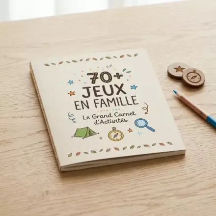 Le Grand Carnet de 70+ Jeux en Famille - Livret d'activités à télécharger